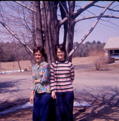 Bobbi and Mom 1971 April