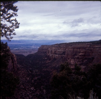 Canyon within a canyon Colorado National Monument 6 11 70