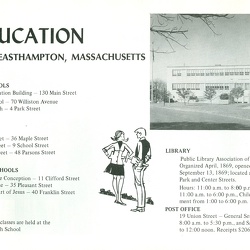 Easthampton Mass Booklet 1969