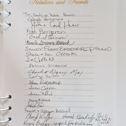 Mom's funeral guestbook